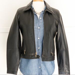 Oxido | Black Leather Jacket